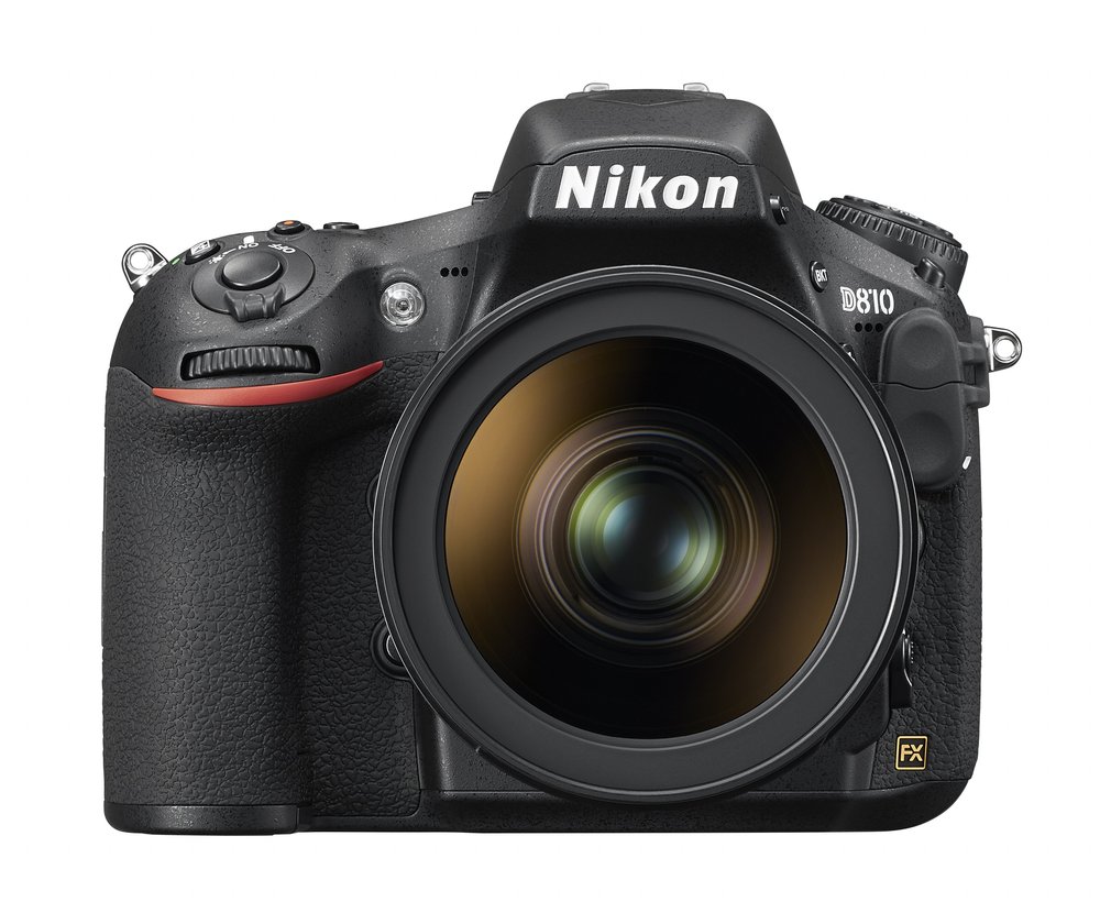 Nikon D810 widok z przodu